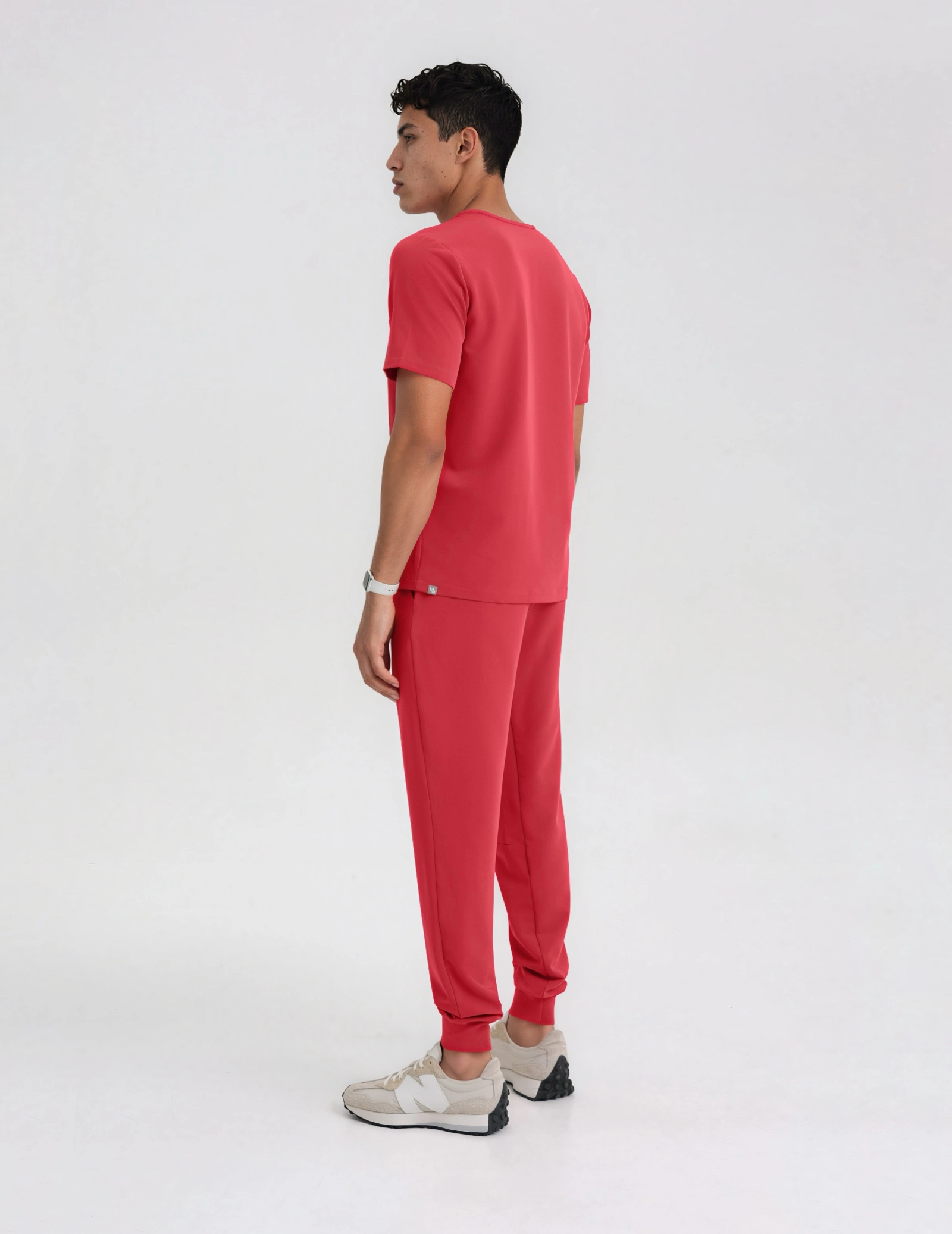 Férfi Orvosi Nadrág Jogger - POP RED