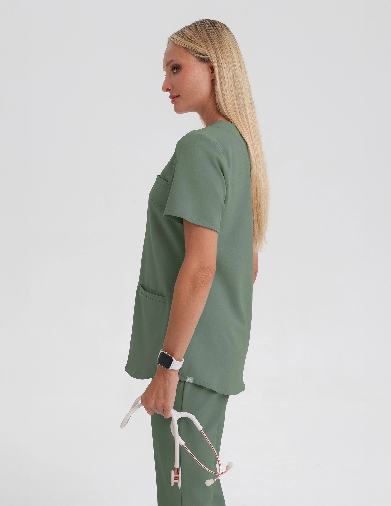 Női Orvosi Felső Grace - KHAKI