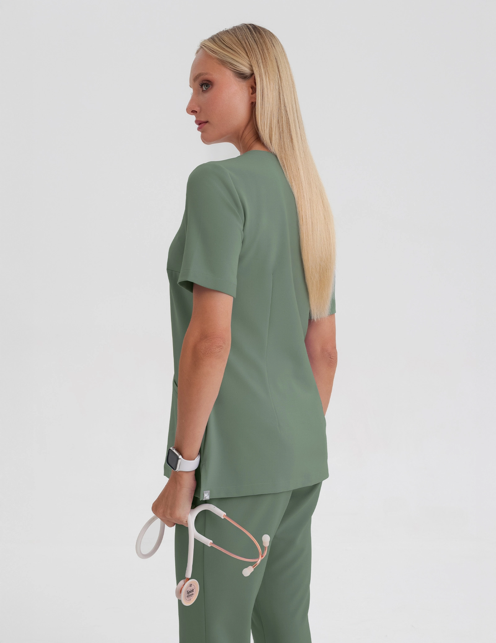 Női Orvosi Felső Casy - KHAKI