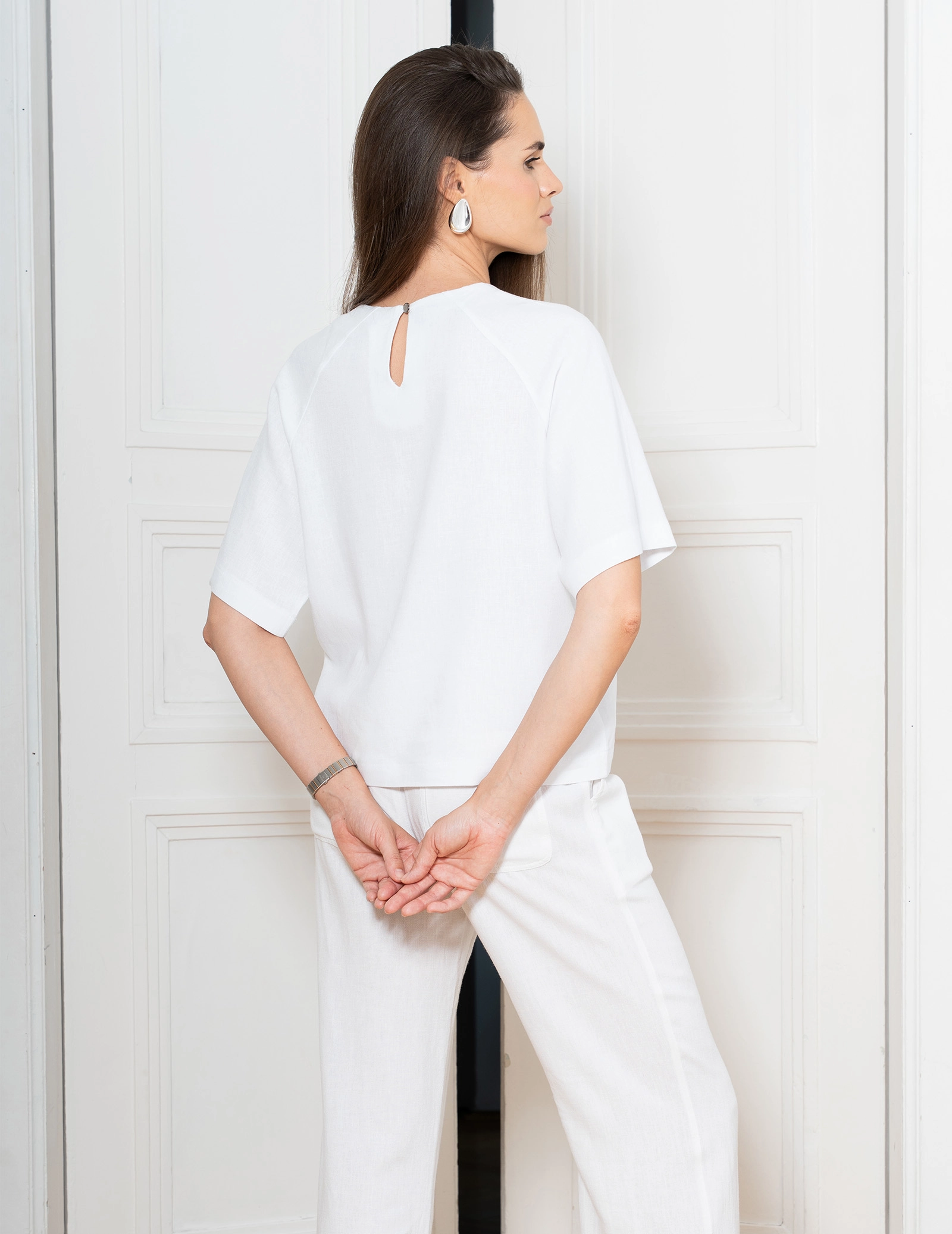 Női Felső Luna - SOFT WHITE