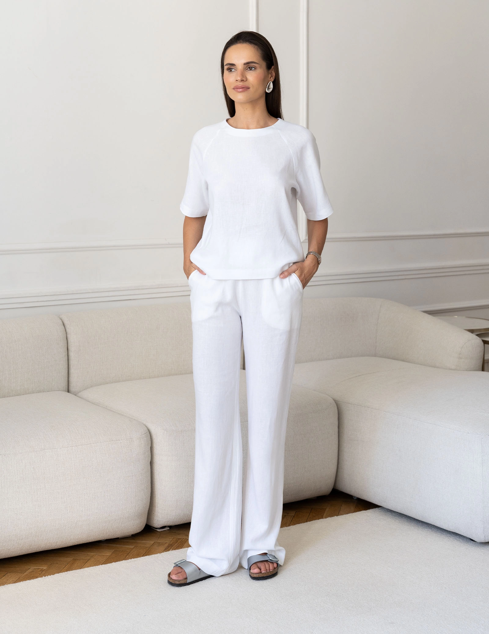 Női Felső Luna - SOFT WHITE