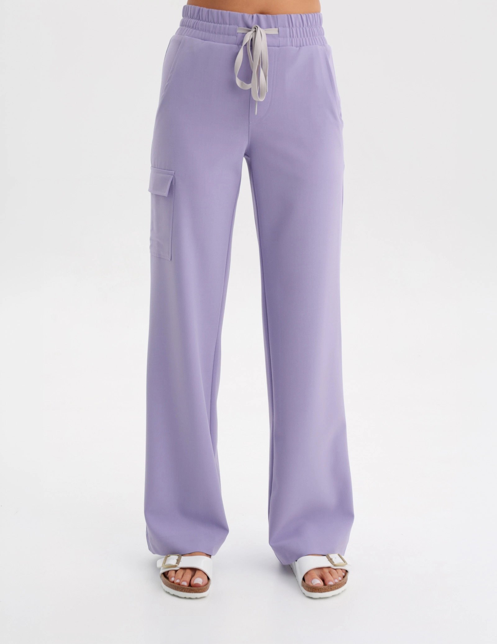 Női Orvosi Nadrág Yoga - PURPLE HEATHER