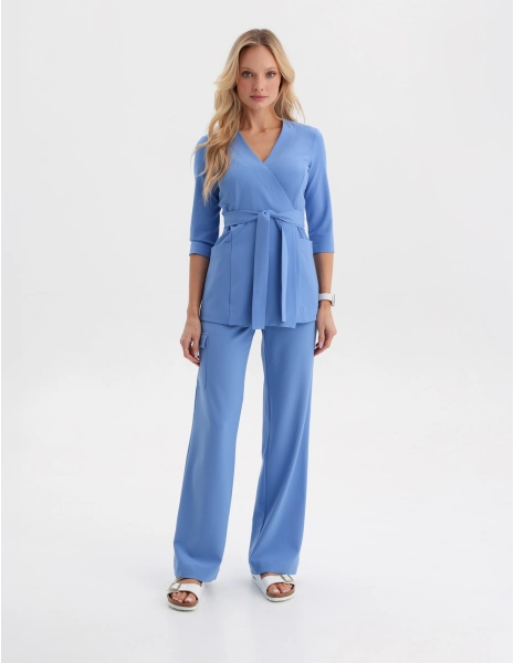 Női Orvosi Nadrág Yoga - MARINA BLUE
