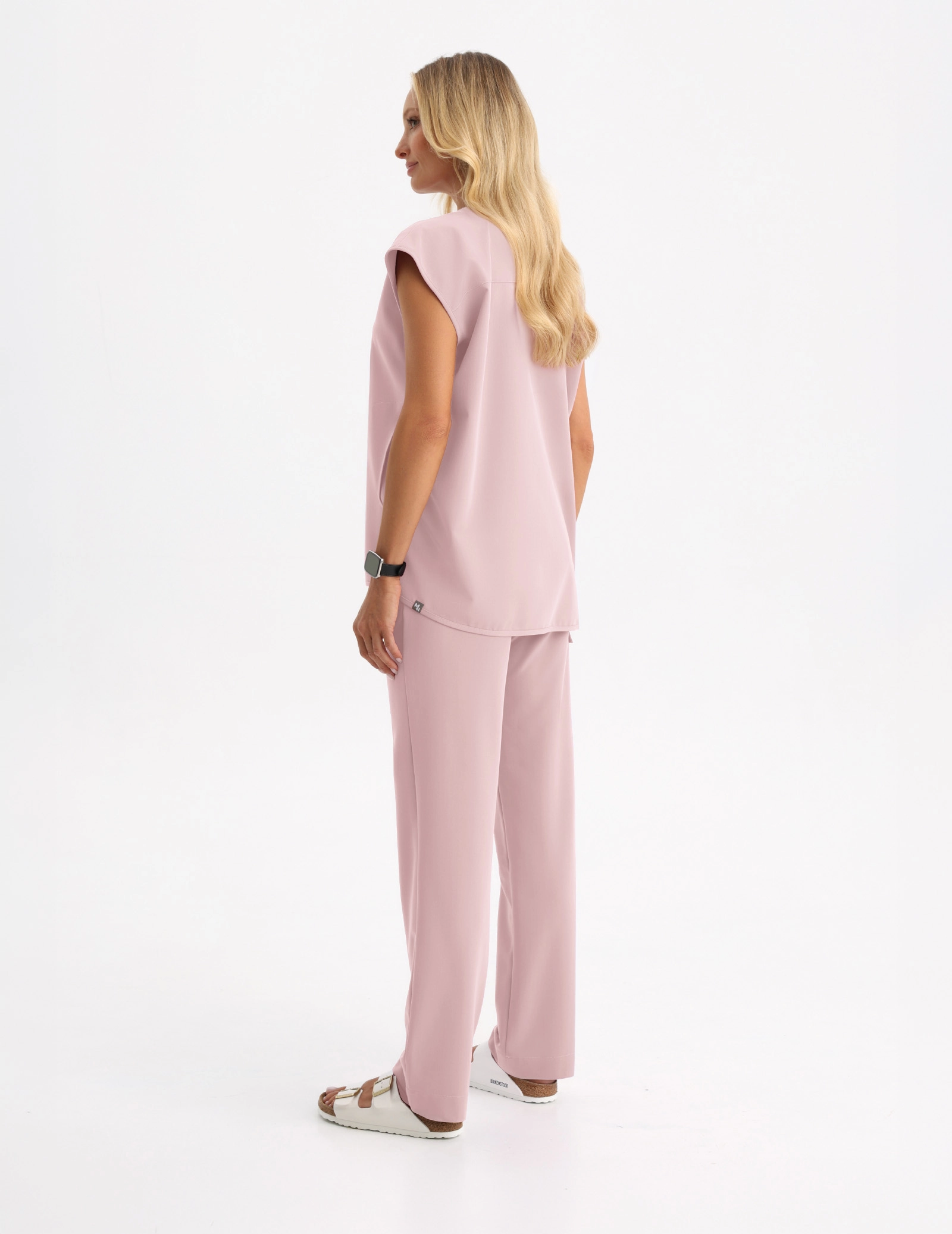 Női Orvosi Nadrág Yoga - DUSTY ROSE