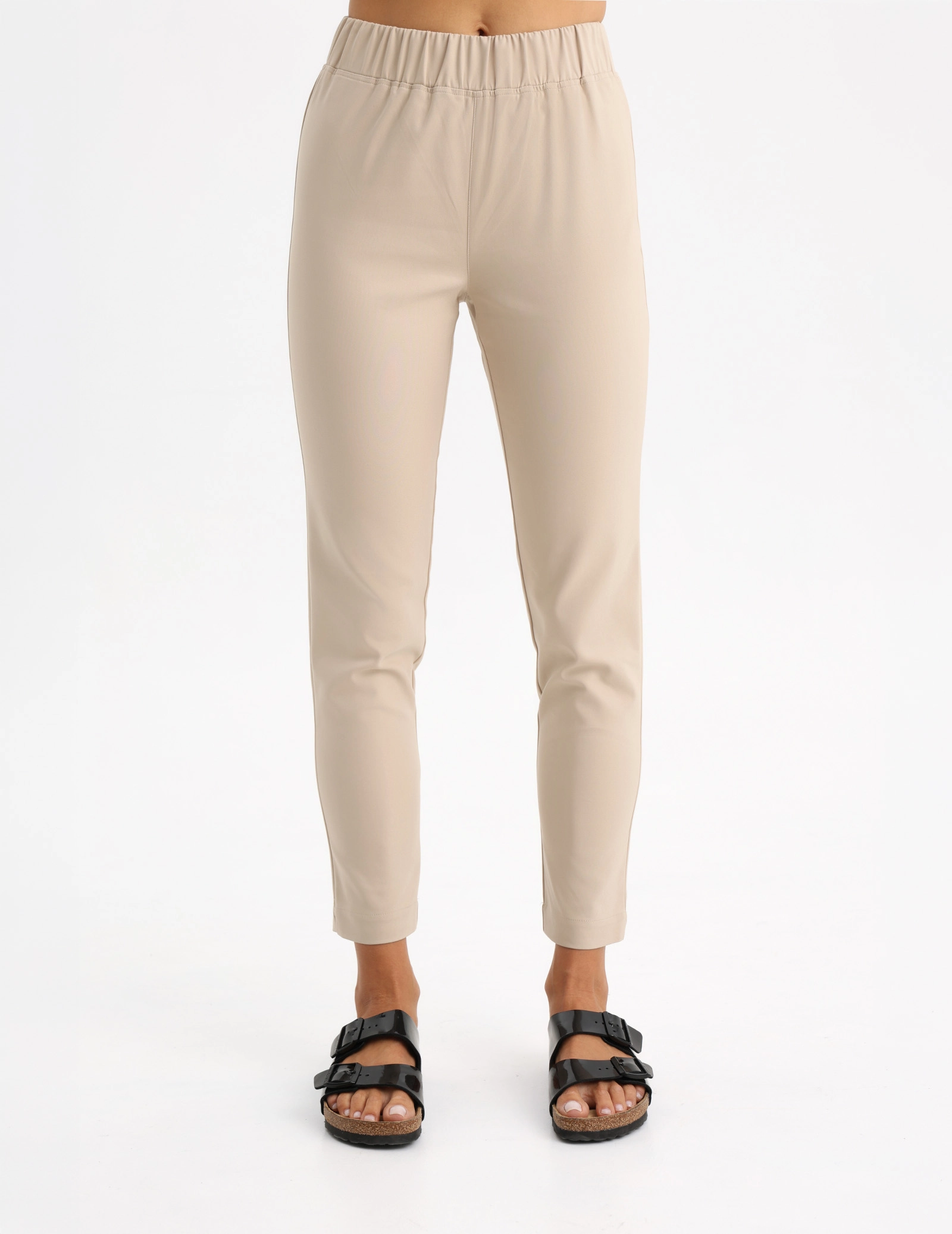Női Orvosi Nadrág Slim Fit - NUDE