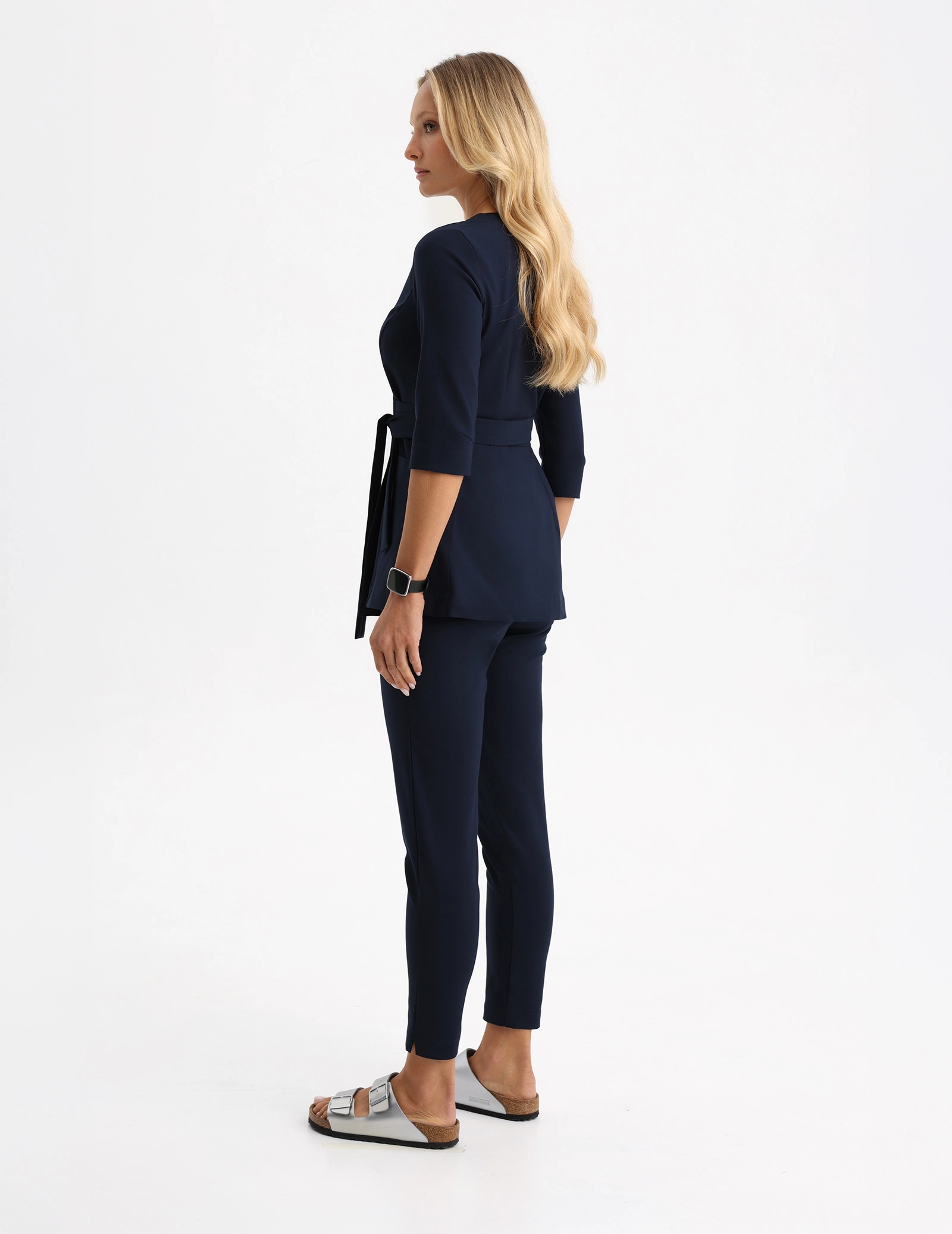 Női Orvosi Nadrág Slim Fit - NAVY