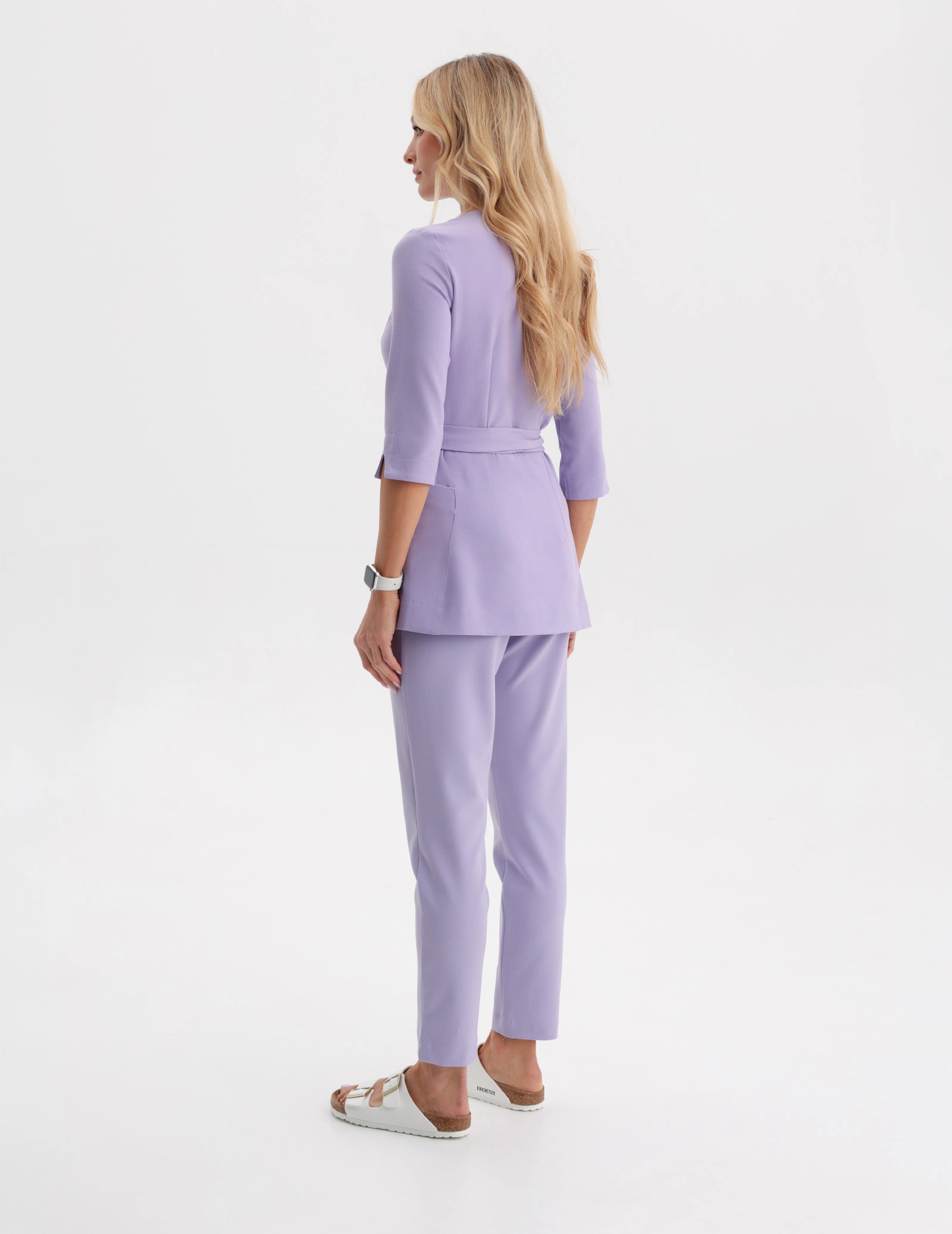 Női Orvosi Nadrág Basic - PURPLE HEATHER