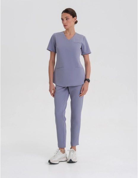 Női Orvosi Nadrág Basic - MILKY LAVENDER