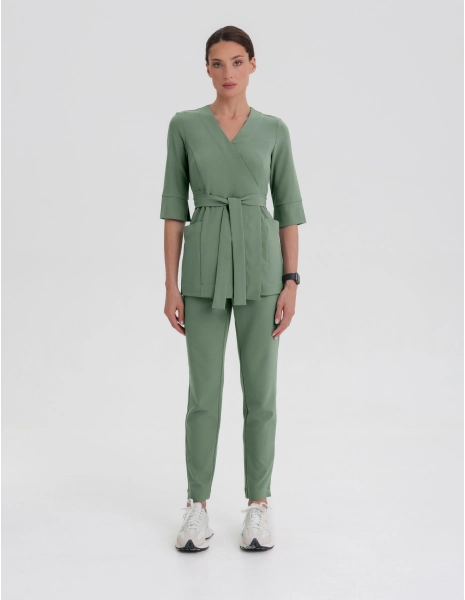 Női Orvosi Nadrág Basic - KHAKI