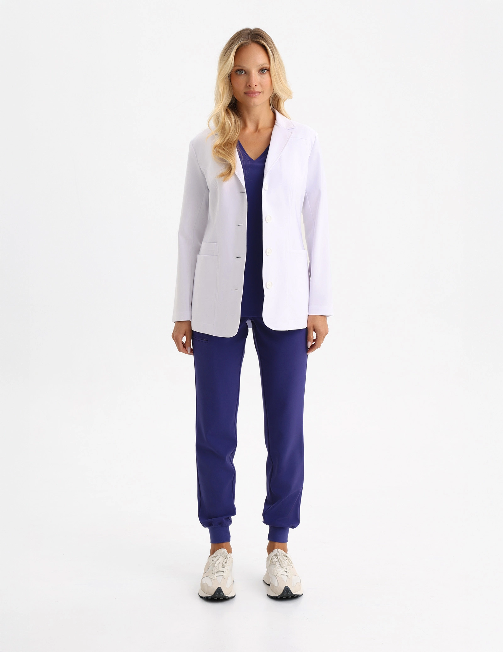 Női Orvosi Köpeny Slim Fit - MADISON SHORT