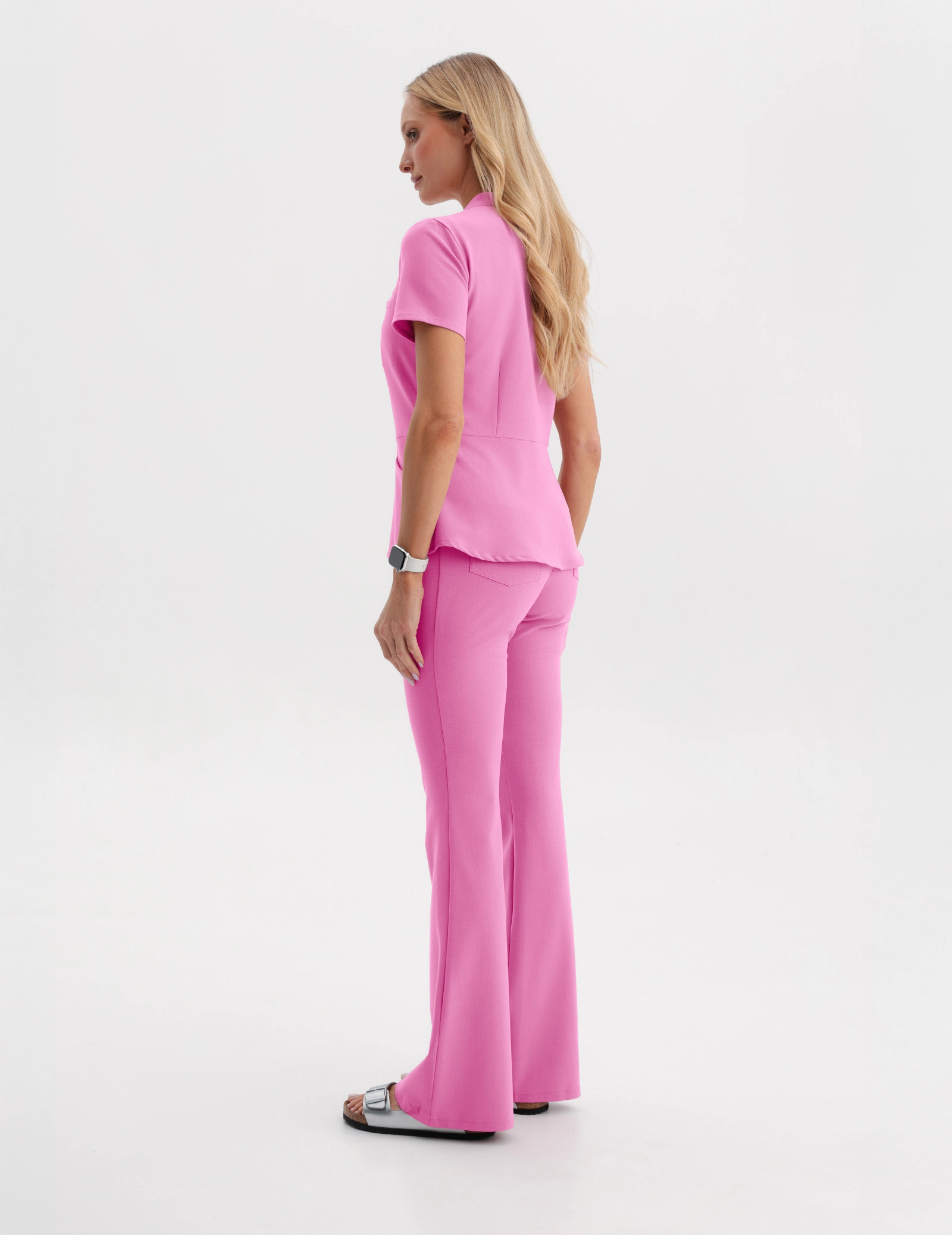 Női Orvosi Felső Kori - HOT PINK