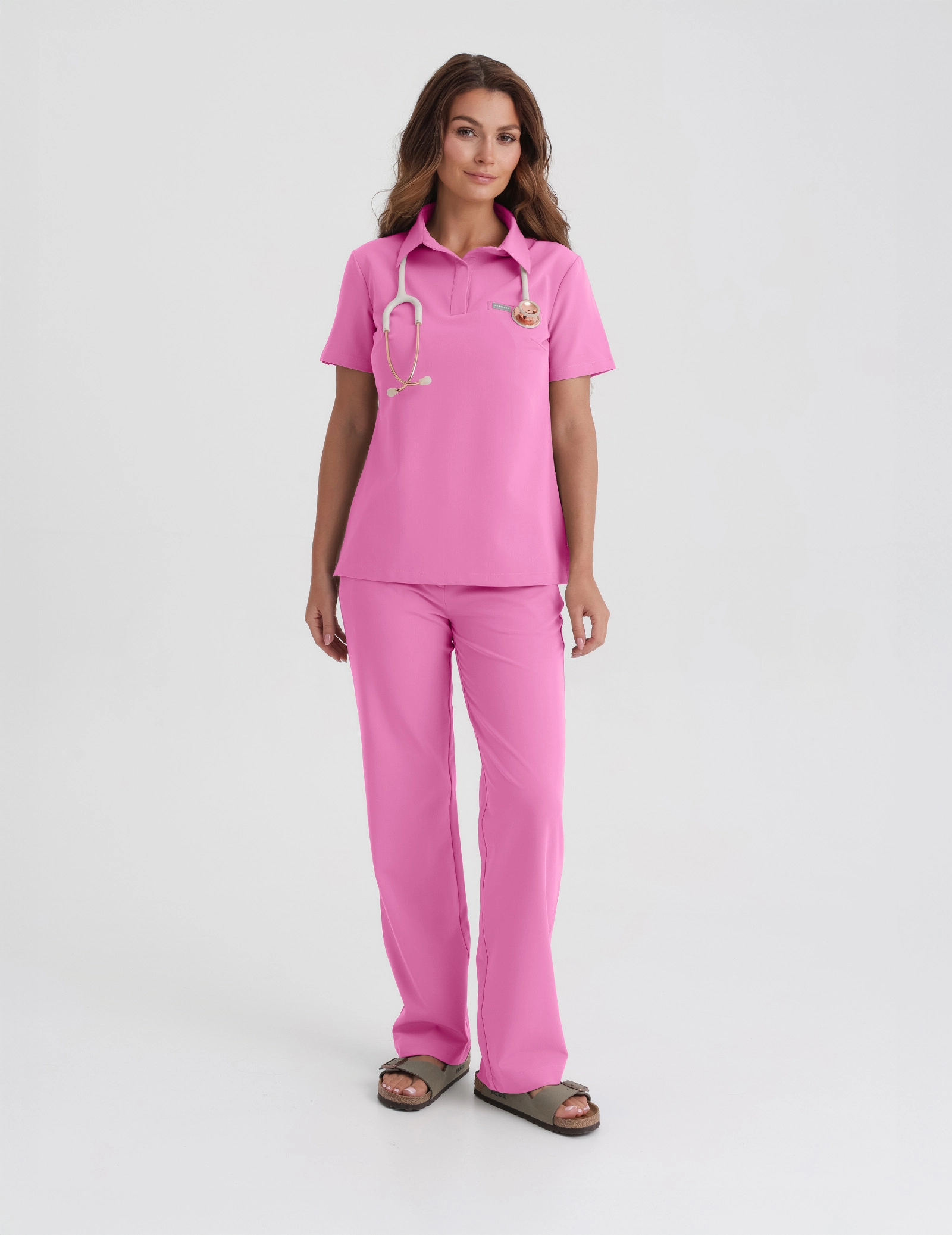 Női Orvosi Nadrág Tiffany - HOT PINK
