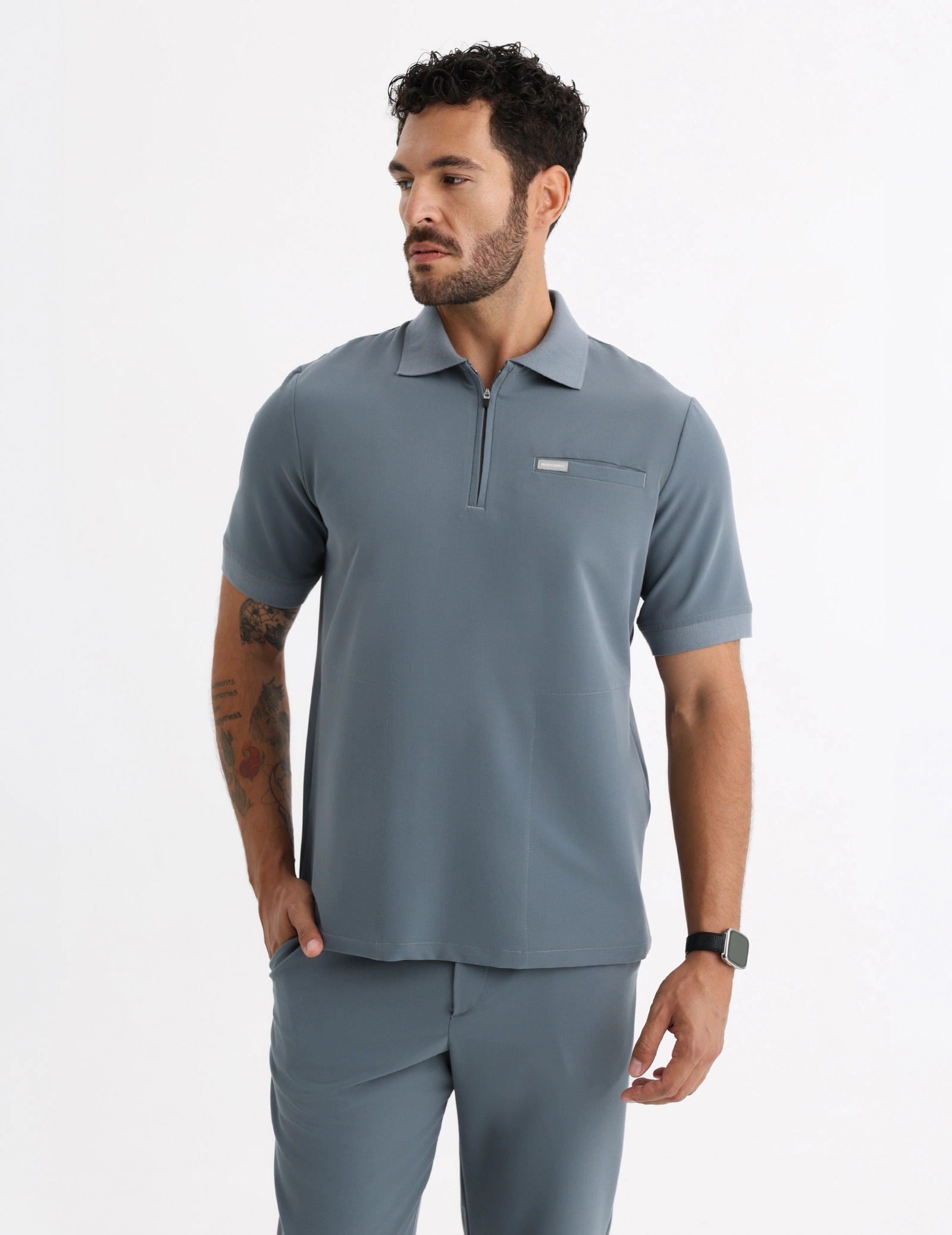 Férfi Orvosi Galléros Polo - STORMY