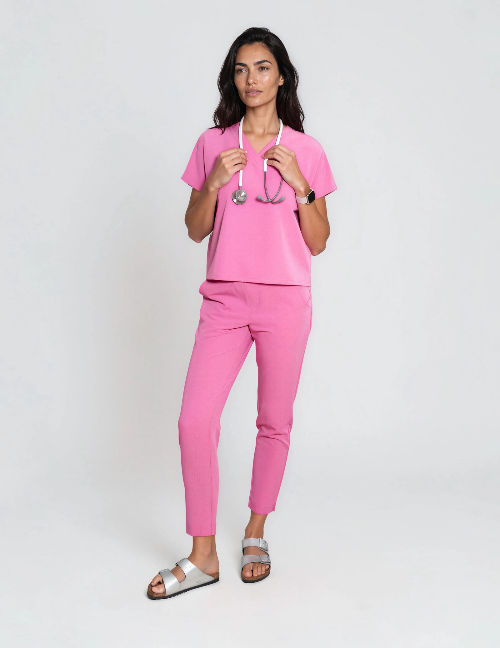 Női Orvosi Felső Vessa - HOT PINK