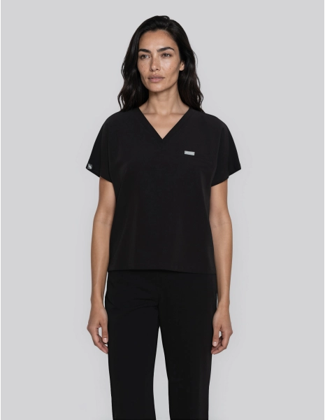 Női Orvosi Felső Vessa - BLACK