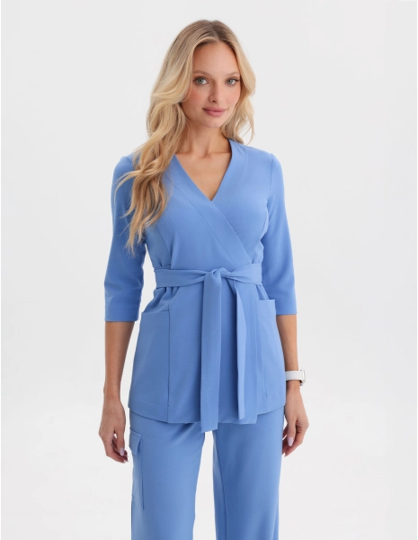 Női Orvosi Felső Kötős Rosalie - MARINA BLUE