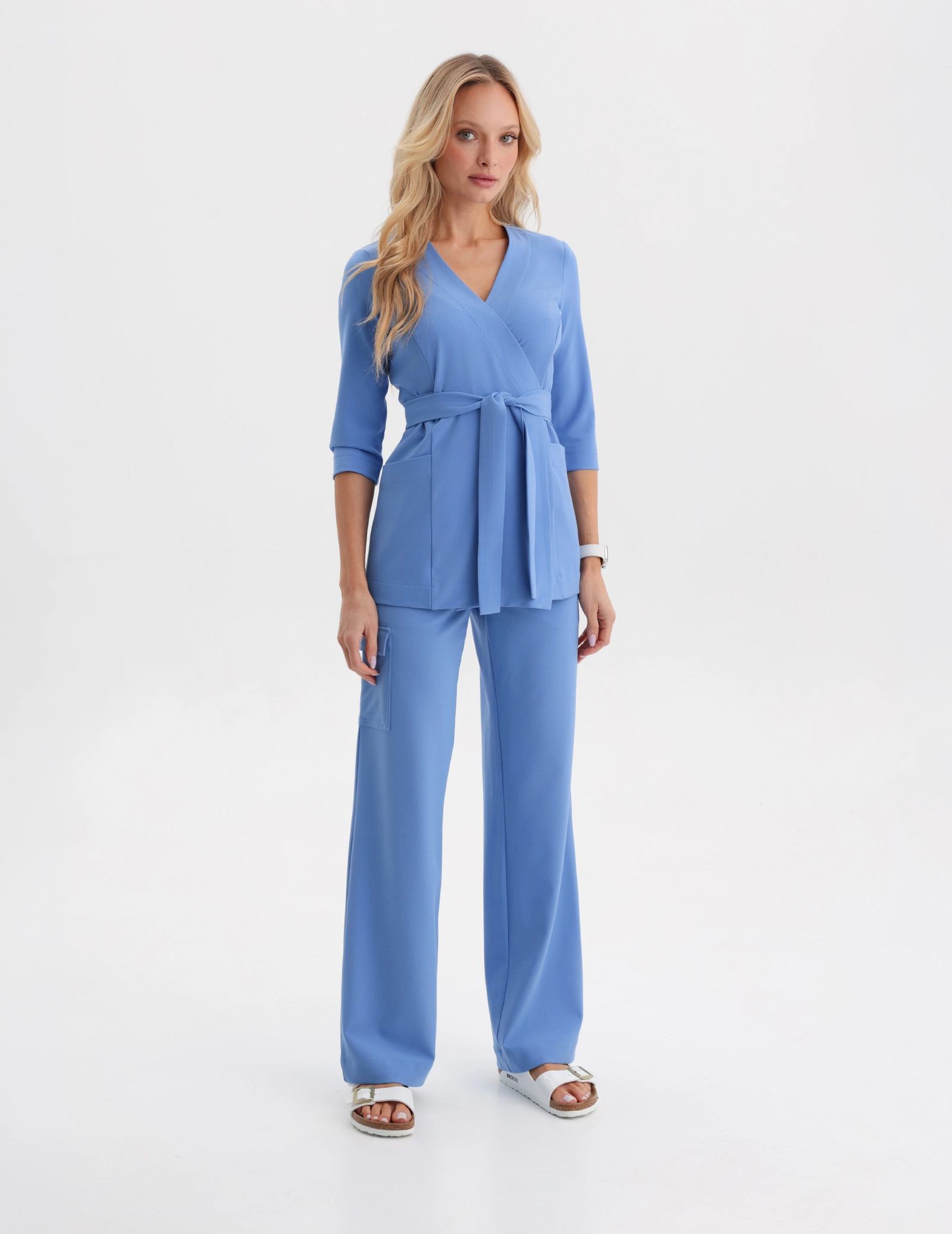 Női Orvosi Felső Kötős Rosalie - MARINA BLUE